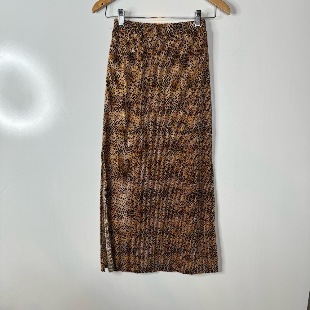 Wayf Leopard Print Long Skirt Size Xsmall‎